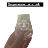 2x Custom Engraved Crystal Standard Proof Glass